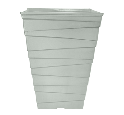 Image of miranda tall planter smoked grey