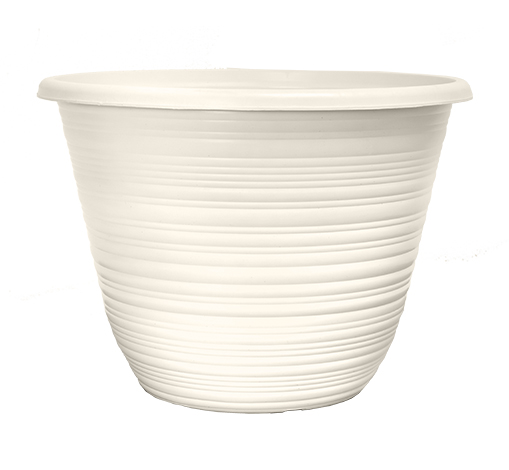 image of cotton white bellagio planter