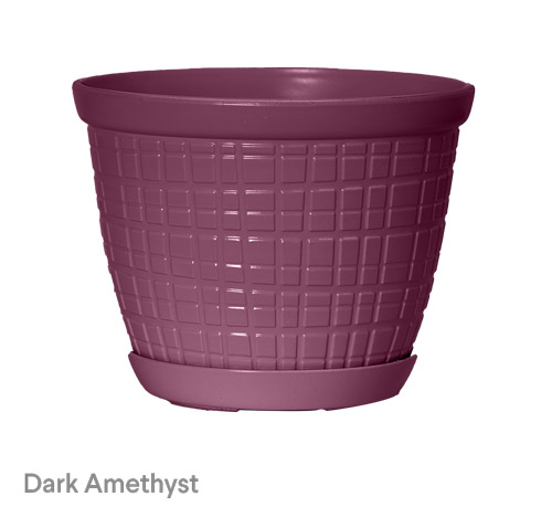 image of dark Amethyst adelyn planter