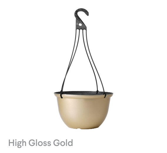 image of High Glass Gold Wallace Planters