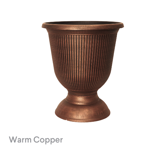 image of Warm Copper Riverstone Planter